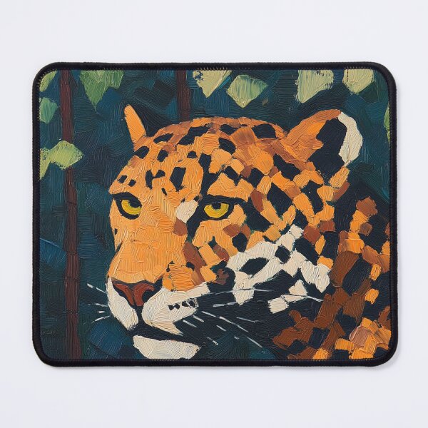 Item preview, jaguar | Post-impressionist painting style designed and sold by ComicsFactory.