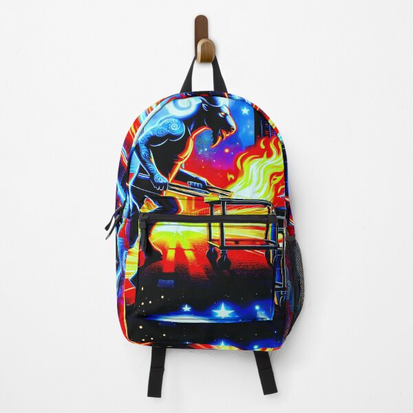 Item preview, Neon BBQ Nights: The Adventurous Aries Chef designed and sold by Fantabulous.