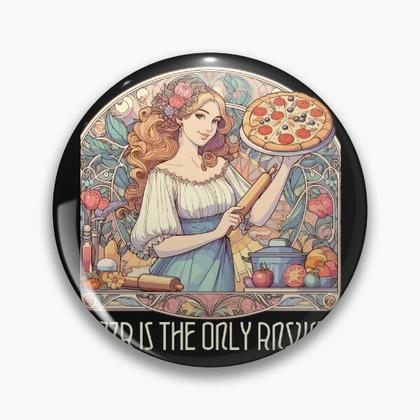 Item preview, Pizza is the only answer funny gift designed and sold by Pineapple-Tree.