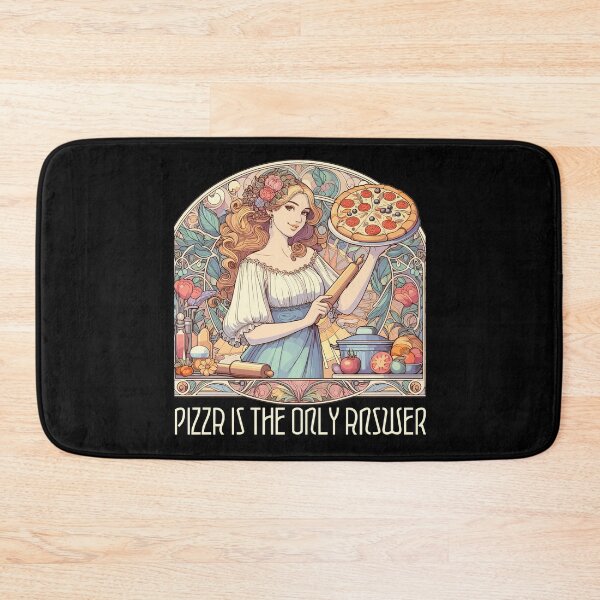 Item preview, Pizza is the only answer funny gift designed and sold by Pineapple-Tree.