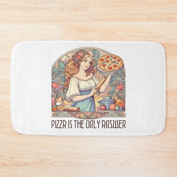 Item preview, Pizza Baker Art Nouveau Delicious Pizza Gift designed and sold by Pineapple-Tree.