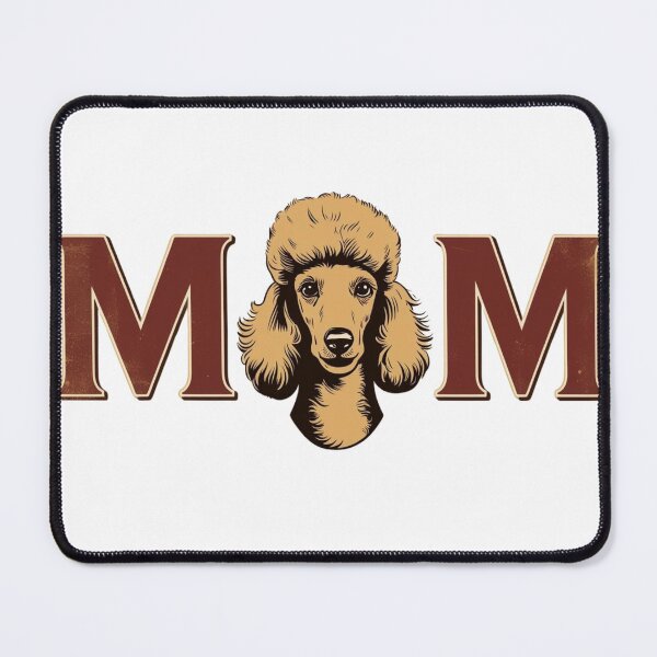 Item preview, Poodle Mom Retro Vintage Illustration designed and sold by hemp3x.