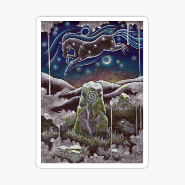 Bridled In Starlight Sticker