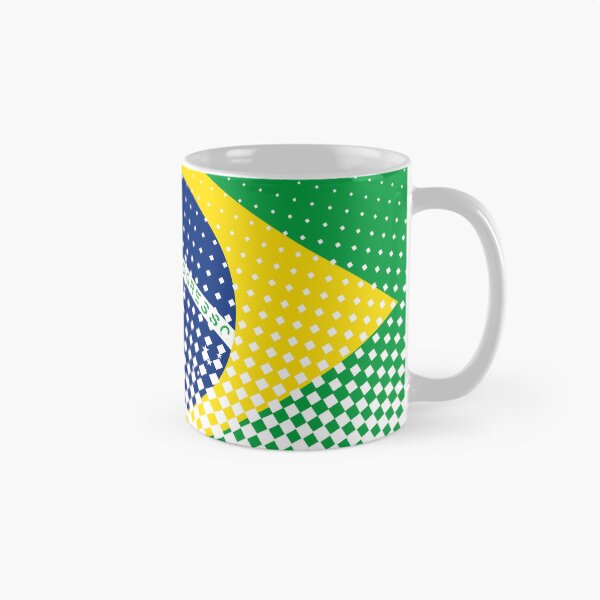Item preview, Flag Of Brazil With Halftone Effect designed and sold by Almdrs.