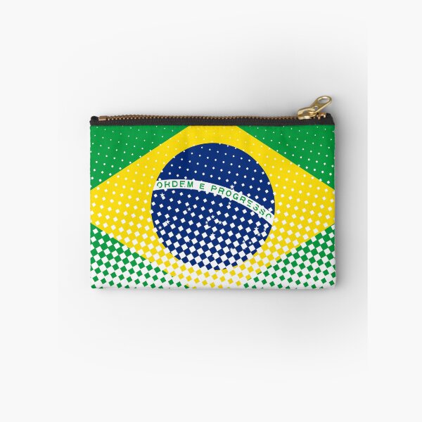 Aperçu de l'œuvre Drapeau du Brésil avec effet demi-teinte créée et vendue par Almdrs.