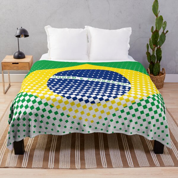 Item preview, Flag Of Brazil With Halftone Effect designed and sold by Almdrs.