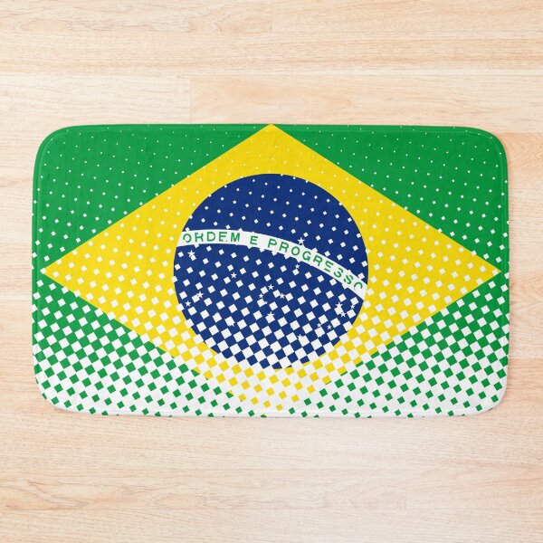 Item preview, Flag Of Brazil With Halftone Effect designed and sold by Almdrs.