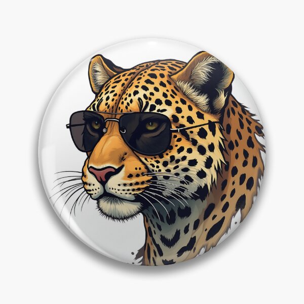 Item preview, Leopard wearing sunglasses designed and sold by Danh Style.