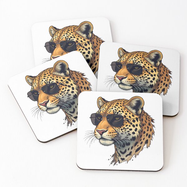 Item preview, Leopard wearing sunglasses designed and sold by Danh Style.