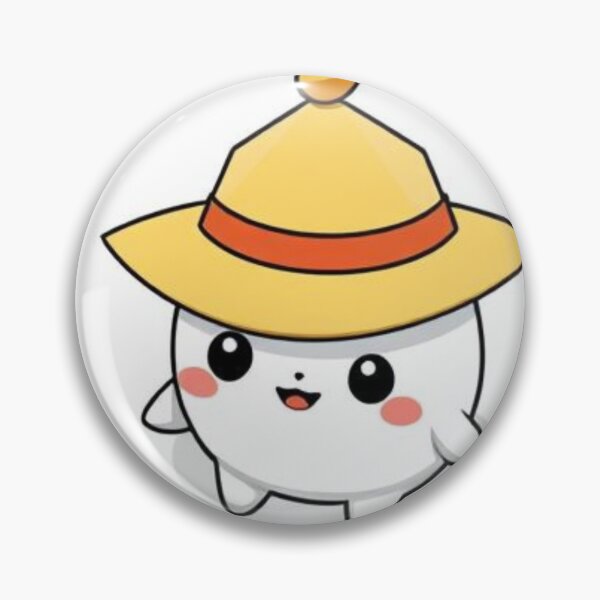 Item preview, Cute Cartoon Character Wearing a Straw Hat designed and sold by creative cloud.