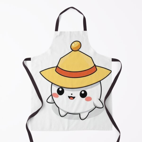 Item preview, Cute Cartoon Character Wearing a Straw Hat designed and sold by creative cloud.