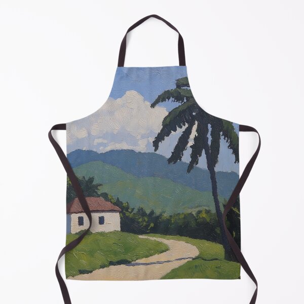 Item preview, Jamaica landscape | Post-impressionist painting style designed and sold by ComicsFactory.