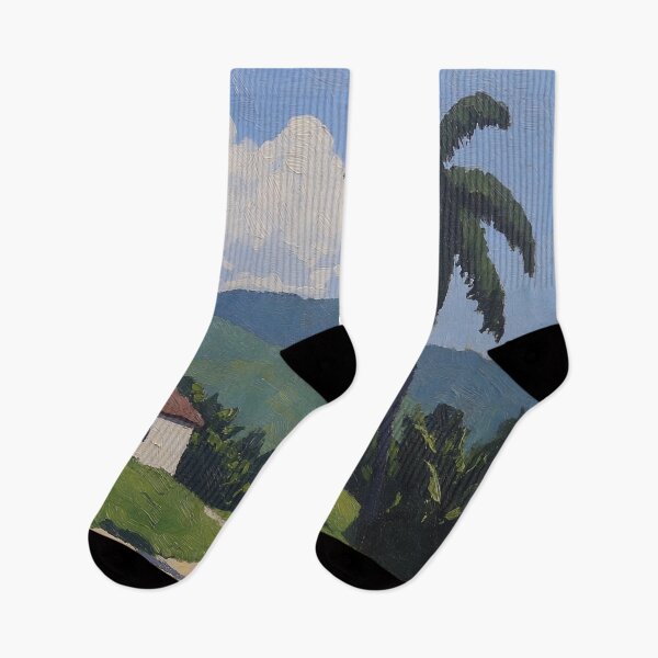 Item preview, Jamaica landscape | Post-impressionist painting style designed and sold by ComicsFactory.