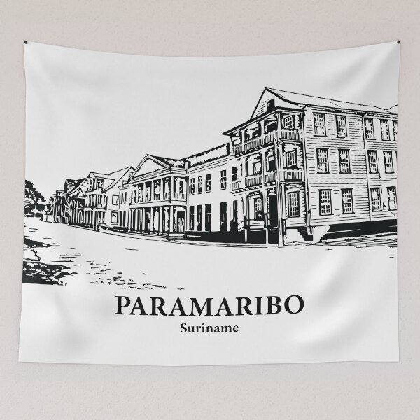Item preview, Paramaribo - Suriname designed and sold by Lakeric Cityscapes.