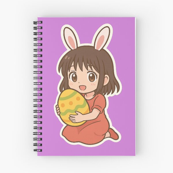 Item preview, Japanese anime-style Easter girl holding an egg designed and sold by KokeCouture.