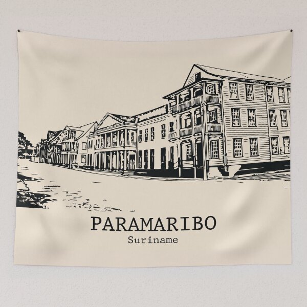 Item preview, Paramaribo - Suriname designed and sold by Lakeric Cityscapes.