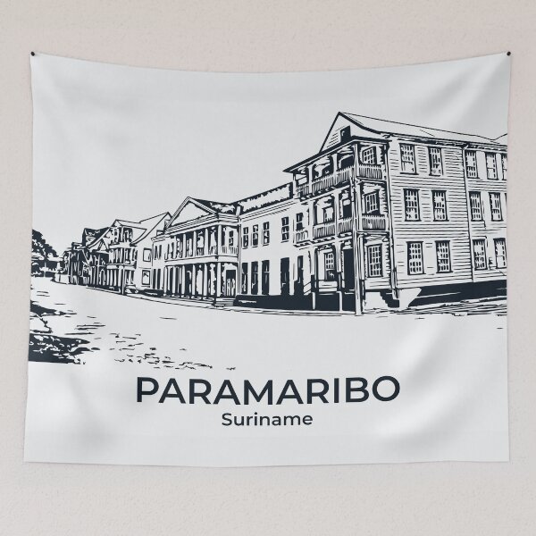 Item preview, Paramaribo - Suriname designed and sold by Lakeric Cityscapes.