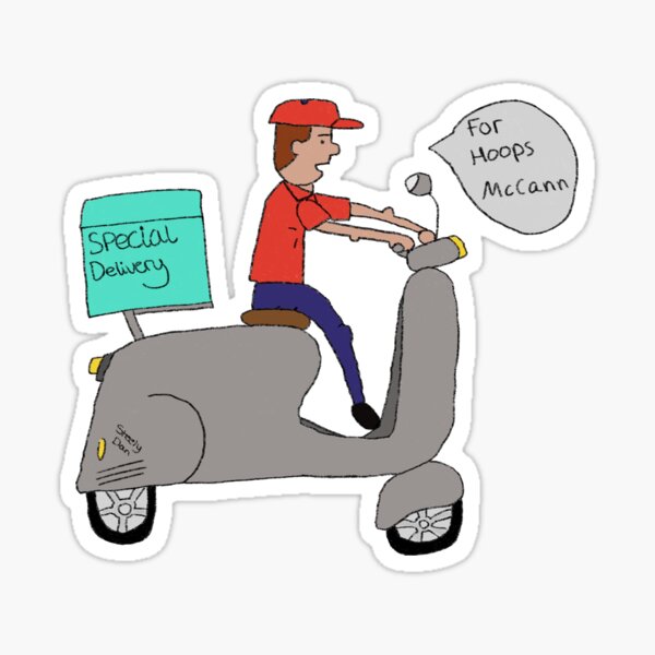 Vista previa del artículo con la obra «entrega especial», diseñado y vendido por stickerssbysoph.