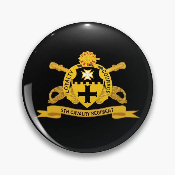 Item preview, Army  - 5th Cavalry Regiment w Br - Ribbon designed and sold by Military Insignia Products.