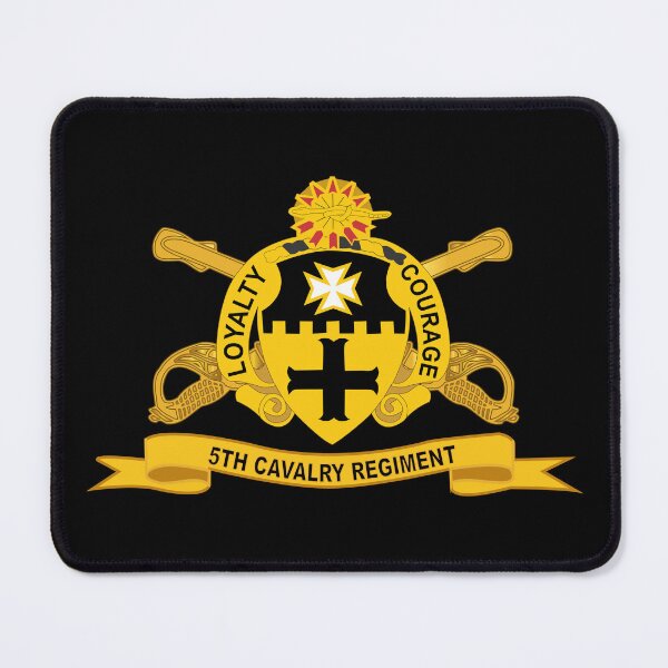 Item preview, Army  - 5th Cavalry Regiment w Br - Ribbon designed and sold by Military Insignia Products.