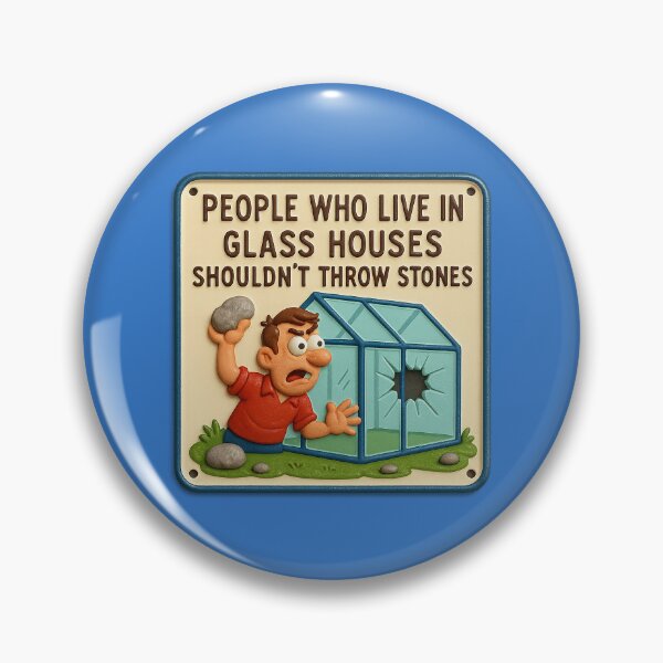 Item preview, Stones and Glass Houses – Humor with a Message designed and sold by Girih.