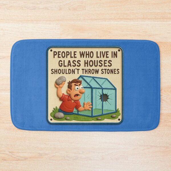 Item preview, Stones and Glass Houses – Humor with a Message designed and sold by Girih.