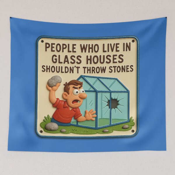 Item preview, Stones and Glass Houses – Humor with a Message designed and sold by Girih.