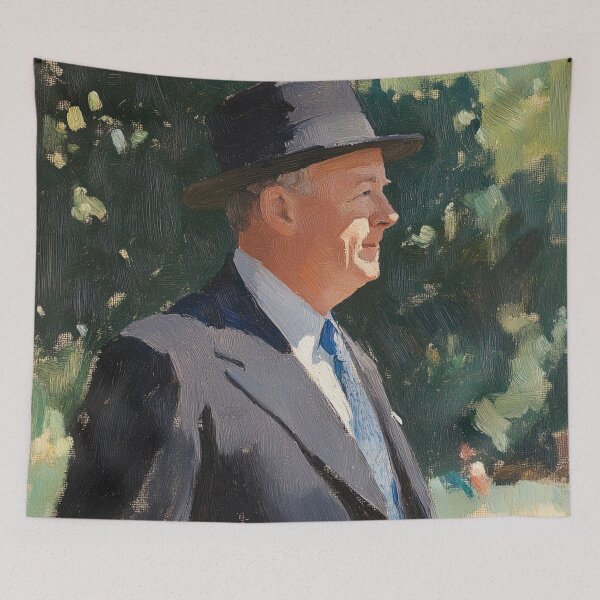 Item preview, James Callaghan | Post-impressionist painting style designed and sold by ComicsFactory.