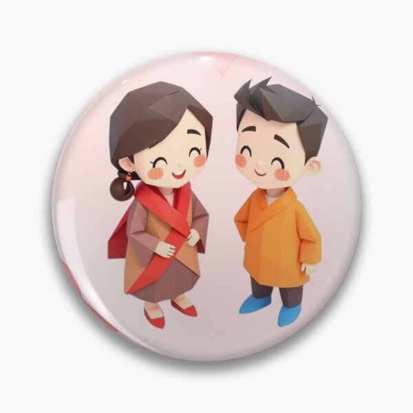 Item preview, Adorable Couple in Love Surrounded by Hearts designed and sold by creative cloud.