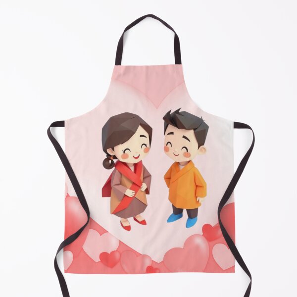 Item preview, Adorable Couple in Love Surrounded by Hearts designed and sold by creative cloud.