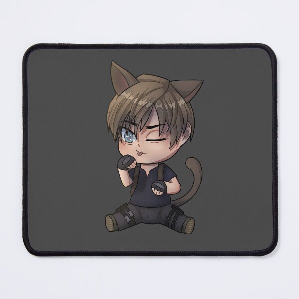 Item preview, Chibi art Leon Kennedy cat from resident evil designed and sold by Anastasiia Zhalii.