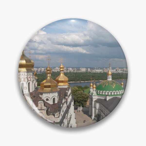 Item preview, Kyiv Pechersk Lavra and River View in Spring designed and sold by Maryna Gumenyuk.