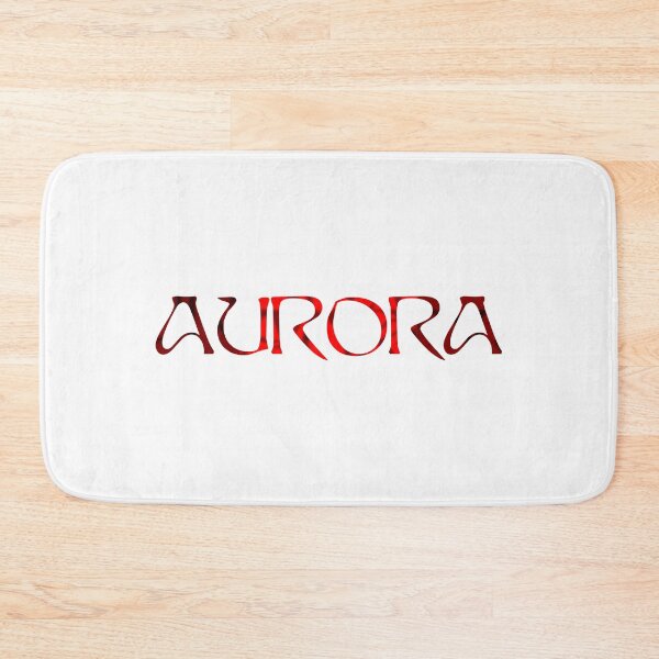 Item preview, AURORA Aksnes - red text designed and sold by incloudines.