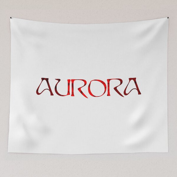Item preview, AURORA Aksnes - red text designed and sold by incloudines.