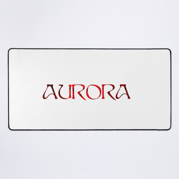 Item preview, AURORA Aksnes - red text designed and sold by incloudines.