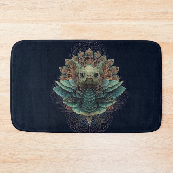 Item preview, Matsya Avatar of Vishnu - Intricate CosmicFractal Design designed and sold by Mystikos Art.