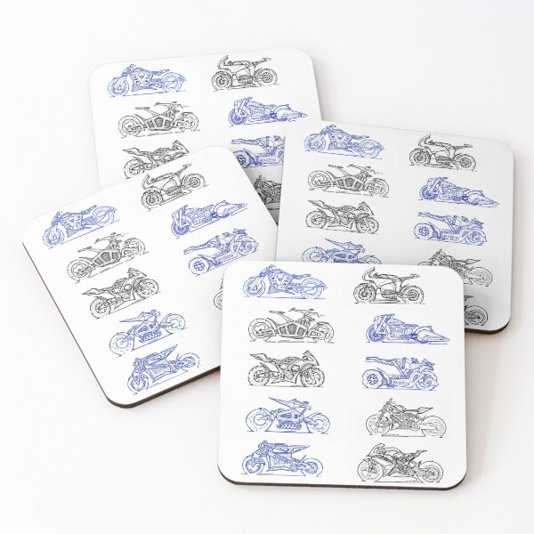 Item preview, Hand Sketches of Motorcycles designed and sold by BabasFactory.