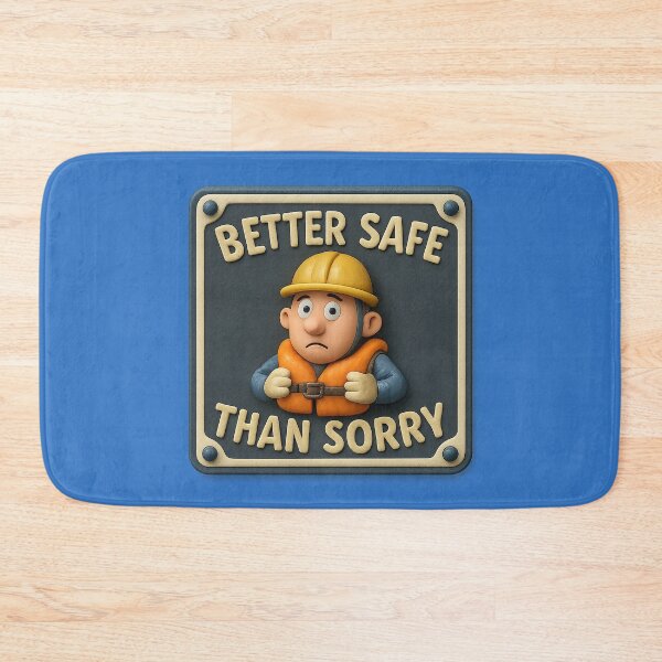 Item preview, Better safe than sorry – cartoon protection with style designed and sold by Girih.