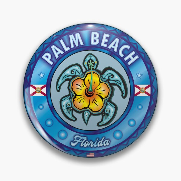Item preview, Palm Beach Florida sea turtle hibiscus designed and sold by studioss76.