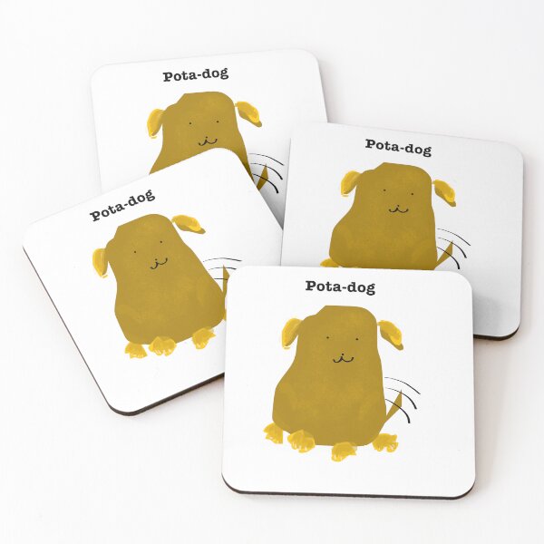 Item preview, Pota-dog (cute silly potato dog hybrid) designed and sold by Lemon-Thyme-Art.