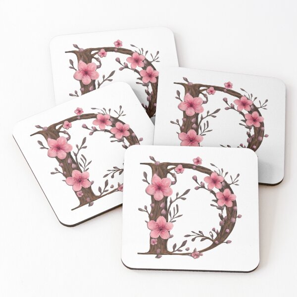 Item preview, Charming Floral Letter D - Elegant Botanical Art Print for Home Decor 3 designed and sold by Psycho-Crazy.