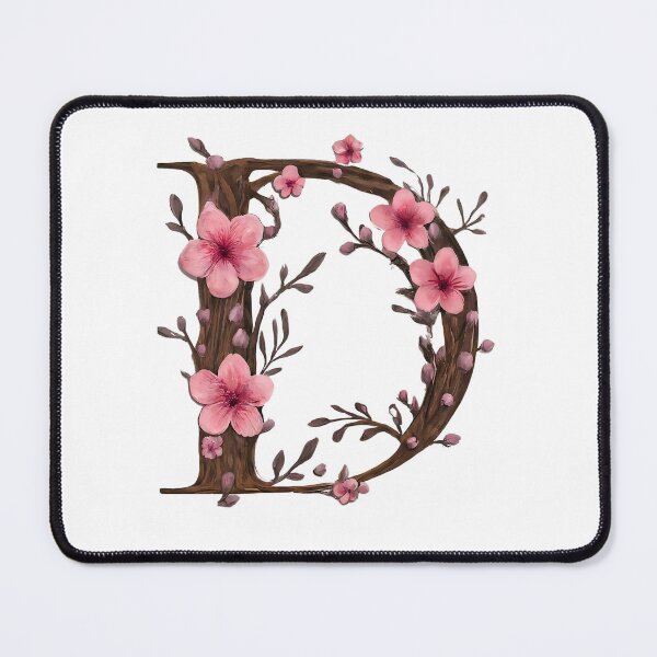 Item preview, Charming Floral Letter D - Elegant Botanical Art Print for Home Decor 3 designed and sold by Psycho-Crazy.