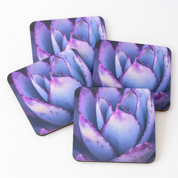 Item preview, Blue succulent with purple tips designed and sold by anytka.