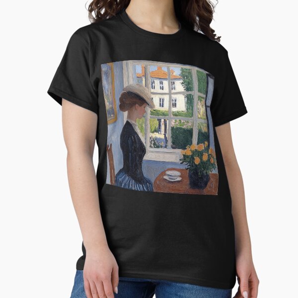 Item preview, Jane Austen | Post-impressionist painting style designed and sold by ComicsFactory.