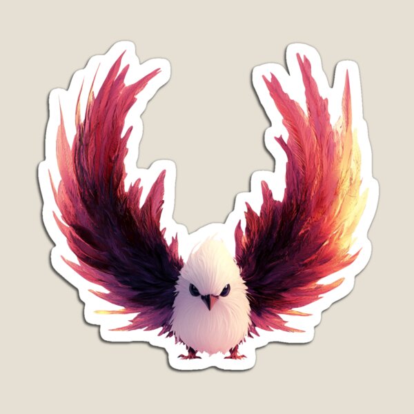 Aperçu de l'œuvre Oiseau esthétique avec des ailes créée et vendue par YuumisDesign.