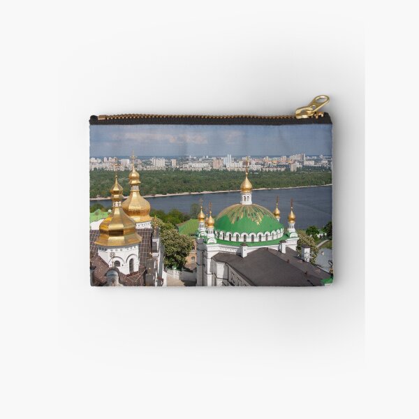 Item preview, Golden and Green Domes of Uspensky (Assumption) Cathedral and Refectory of the Kiev Pechersk Lavra in May Light designed and sold by Maryna Gumenyuk.