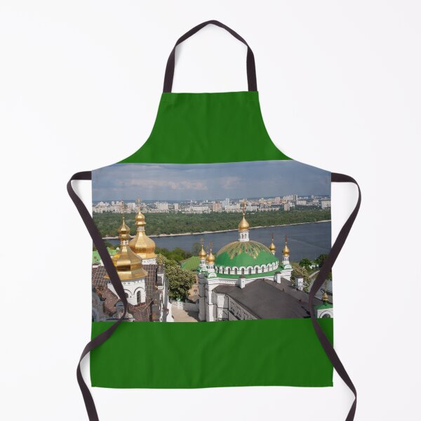 Item preview, Golden and Green Domes of Uspensky (Assumption) Cathedral and Refectory of the Kiev Pechersk Lavra in May Light designed and sold by Maryna Gumenyuk.
