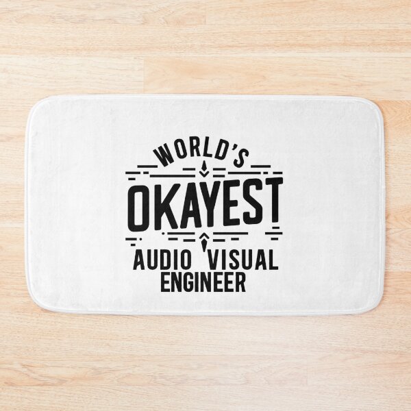 Item preview, World's Okayest AV Engineer designed and sold by TeesYouWant.