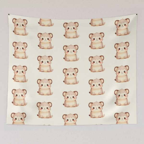 Item preview, Cute bear animal happy funny vintage aesthetic cool designed and sold by anrecat.
