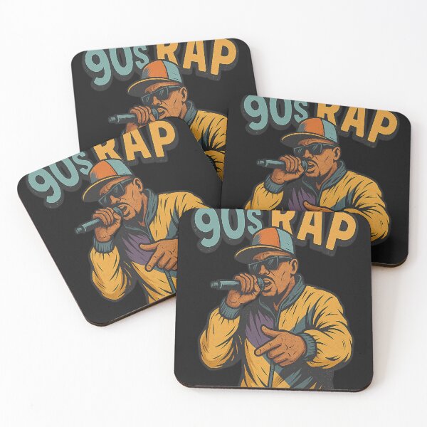 Item preview, 90s Rap Vibes – Oldschool Hip-Hop Style with Cap & Mic designed and sold by Laugh & Rewind .